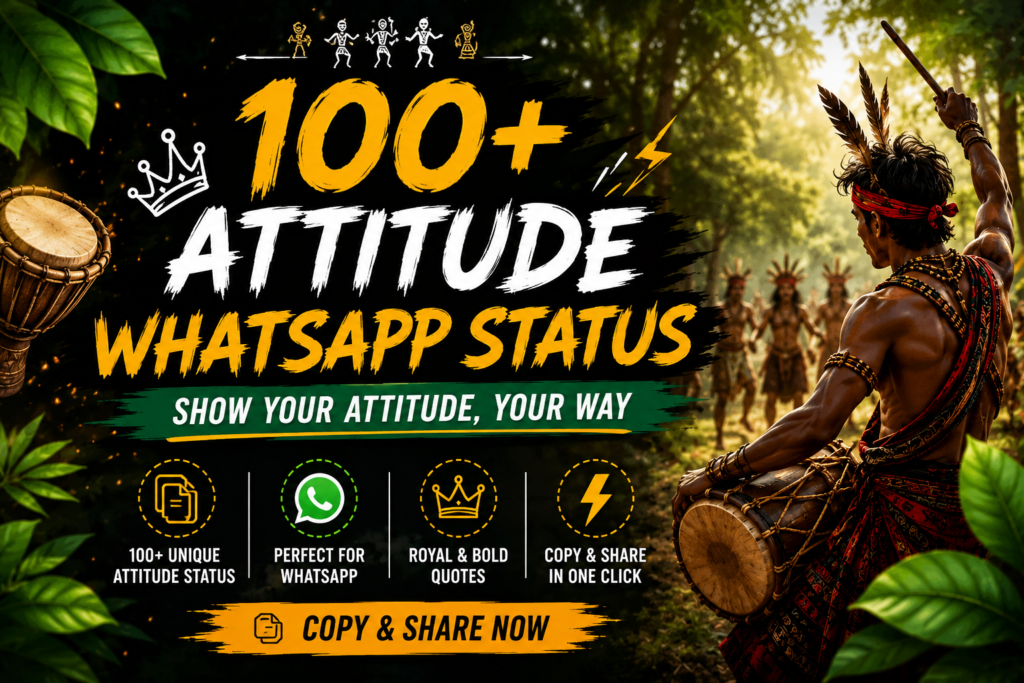 😎 Attitude WhatsApp Status